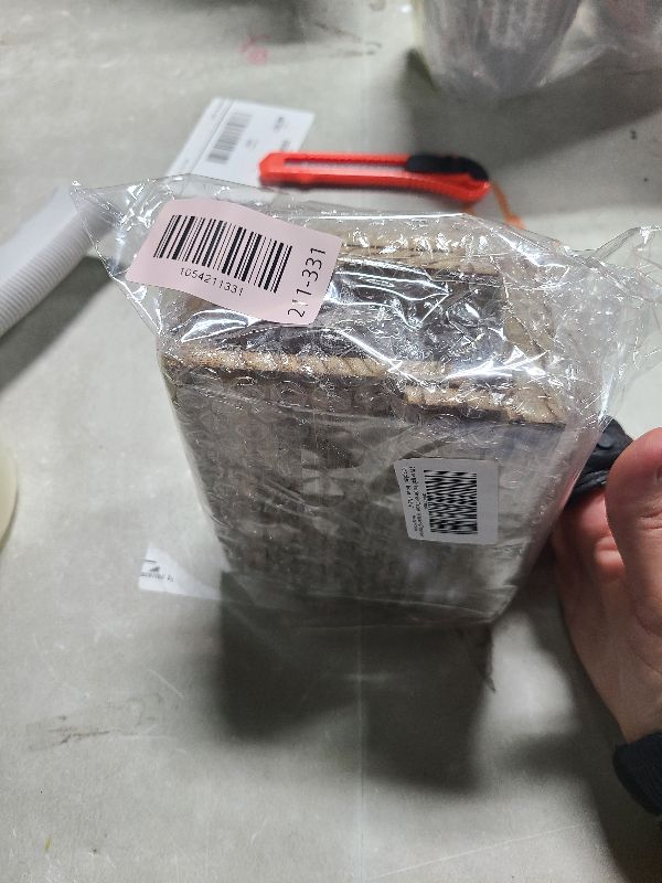 Photo 1 of 2 Pcs Napkin Holder for Table, Wood Farmhouse Napkin Holder Standing Napkin Dispenser for Kitchen Dining Room Restaurant Hotel Cafe Bar, Rustic Kitchen Room Table Decor(5.5"x 2.5"x 4") - Brown