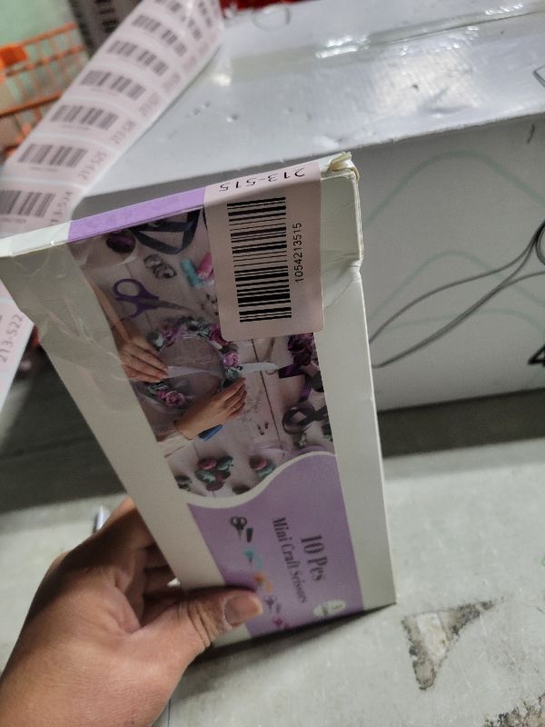 Photo 1 of 10 Pcs Small Scissors All Purpose, Stainless Steel Sharp Mini Detail Craft Scissors with Protective Cover for Embroidery, Paper Cutting, Sewing, Knitting, Crafting, 3.5"