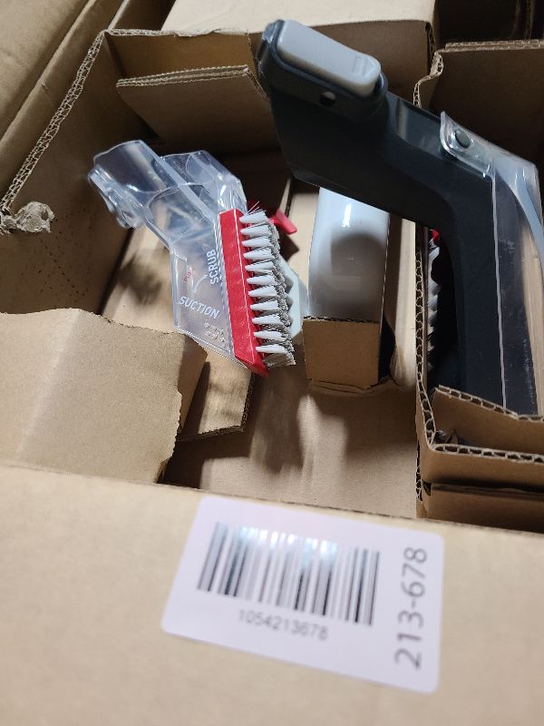 Photo 1 of Hoover CleanSlate Plus Portable Carpet + Upholstery Spot Cleaner Machine, Powerful Suction with Versatile Tools, Pet Stain Remover, Car and Auto Detailer, Pair with Hoover Carpet Cleaner Solution