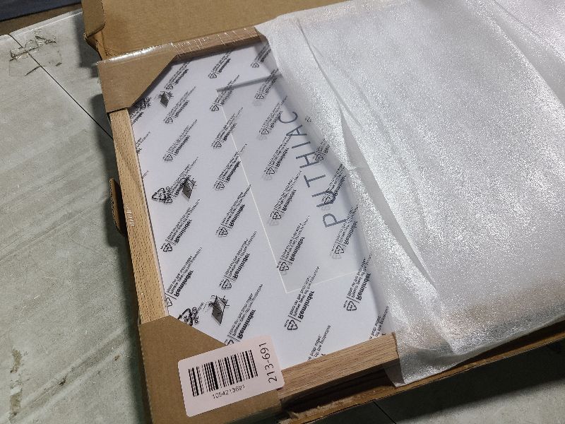 Photo 1 of 12x18 Oak Wood Picture Frame - Minimalist 12x18 Poster Frame, 12"x18" Picture Frame Wood, Natural Solid Wooden Picture Frames for Wall Art Photo and Prints(1 Pack, Beige)