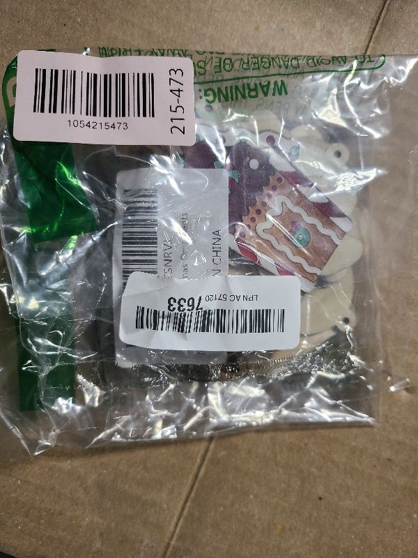 Photo 1 of 12pcs Christmas Tree Ornaments Cute Snowman Xmas Tree Decorations Santa Claus Assorted Gingerbread Figurines Ornaments with Sugar Cookie House for Christmas Tree Hanging Decorations 3 Inch Tall