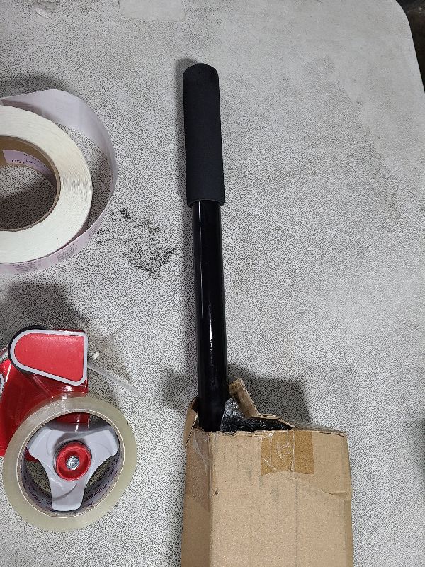 Photo 1 of ?HUAALIUCHE 8 Foot Extension Handle for Board Corner Protector, Angle-Adjustable Head & Pre-Assembled Cargo Load Corner Protector V Edge Guards Handle, 1Pack