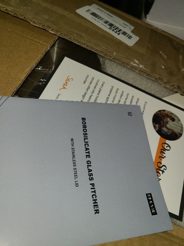 Photo 1 of 2 Pack 1 Gallon thickened Glass Pitcher with Lid and Spout, Borosilicate Glass Carafe for Hot/Cold Drink, Water Pitchers for Fridge, Extra Large Jug with Handle for Iced Tea, Coffee,Juice, Beverage