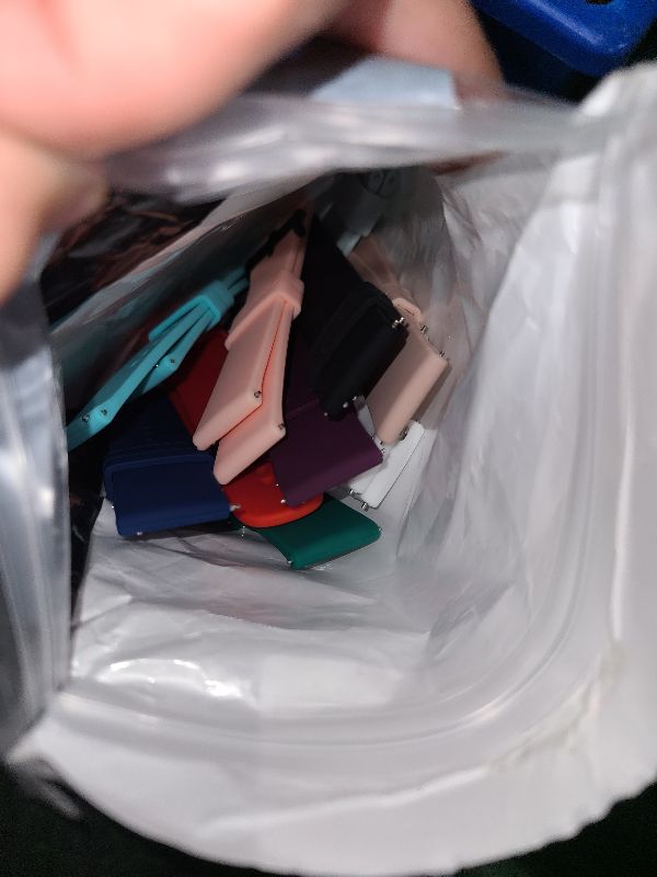 Photo 1 of 10PACK Bands for Donerton P22 P32 P36/Amzfit Active 2 Replacement Watch Strap 20MM Classic Soft Silicone Breathable Quick Fit Wristbands for Garmin Vivoactive 6 5 3/Forerunner 55 165 245 265 Smartwatch