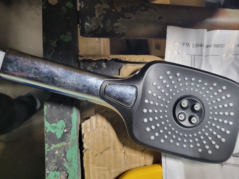 Photo 1 of 12 Inch Rain Shower Head with Handheld Spray Combo and Extention Arm, High Pressure Rainfall Waterfall Shower Heads, Dual Showerhead with 3-Way Diverter - Height/Angle Adjustable(Chrome)