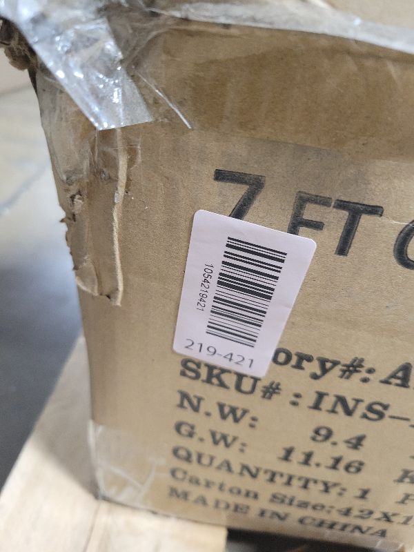 Photo 1 of 7ft Pre- Christmas Tree Fir with Remote Control, 650 Warm White Multi-Color Lights, Hinged/Feel Real/Realistic for Home, Holiday Decoration Dual Color LED Artificial Xmas Tree 7 Feet