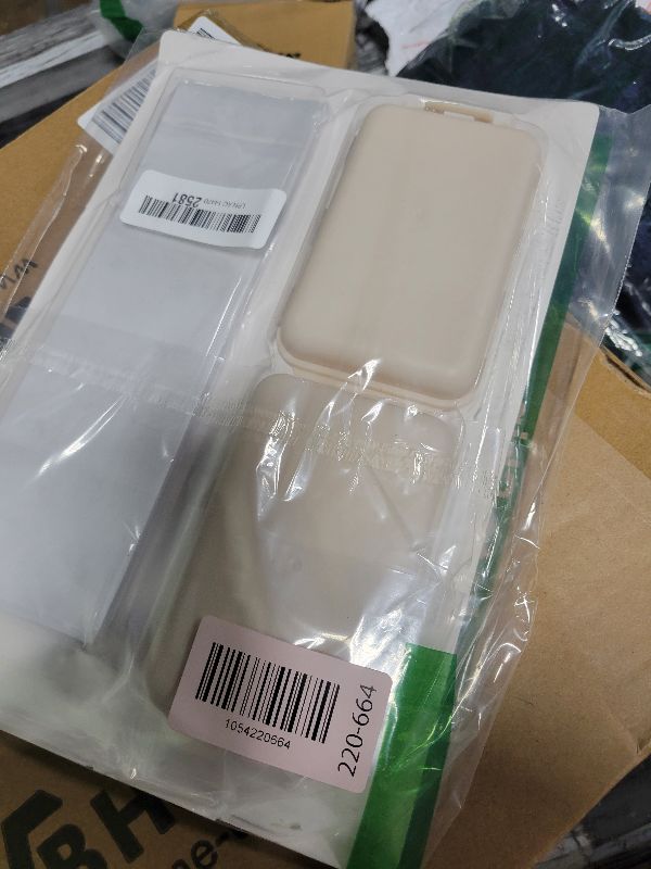 Photo 1 of 14 Grids Travel Pill Organizer Box with 415-Pcs Medicine Name Labels - Pocket Daily Pharmacy Case Container Kit - Travel Medication Holder Dispenser for Fish Oil Vitamin Supplement Storage - Khaki