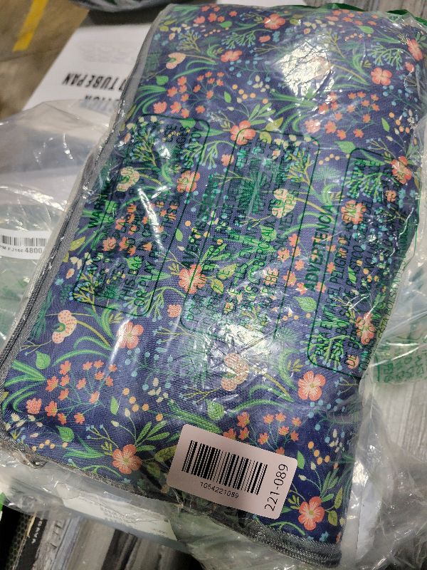 Photo 1 of 10 Set Compression Packing Cubes for Travel Essentials,Compressible Expandable Packing Cubes for Suitcase,OlarHike Luggage Organizer Bags,Handy Helper for Organizing Clothes(Dark Blue Floral)