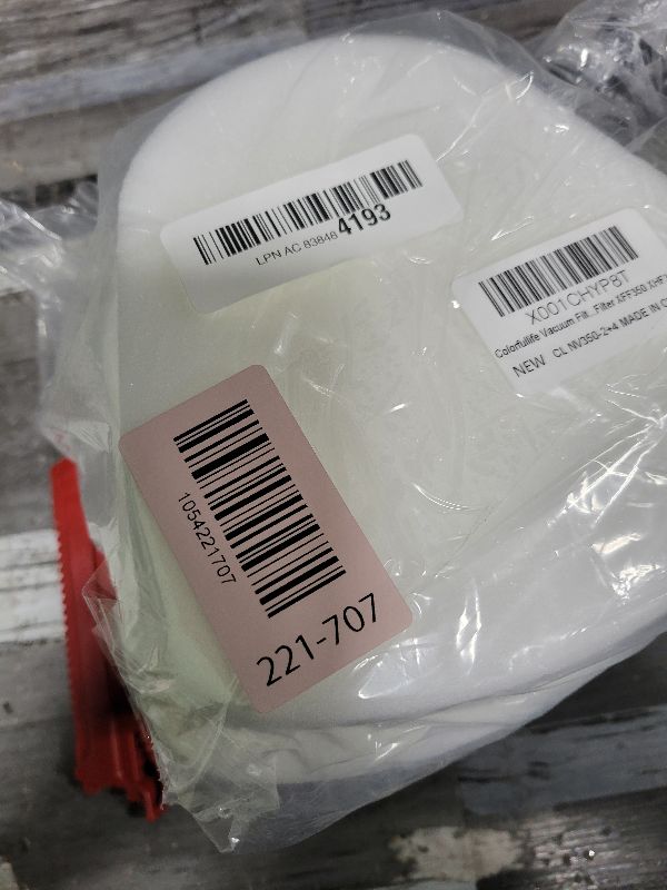 Photo 1 of 2 + 4 Pack Filters for Shark Vacuum Navigator Lift Away Filter Replacement ZU503AMZ NV350 NV351 NV352 NV355 NV356E NV357 NV360 NV370 UV440 UV540, Parts XFF350 XHF350