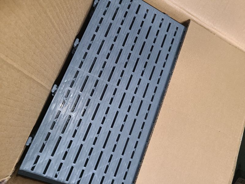 Photo 1 of 10 Pack Attic Flooring System Deck, 15.75" x 15.75" Waterproof Plastic Interlocking Deck Tiles, Easy-to-Install Floor Tiles & Walking Boards for Attic Storage, Garage, Basement, Indoor & Outdoor Use