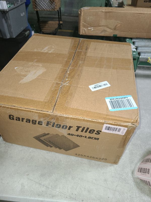 Photo 1 of 10 Pack Attic Flooring System Deck, 15.75" x 15.75" Waterproof Plastic Interlocking Deck Tiles, Easy-to-Install Floor Tiles & Walking Boards for Attic Storage, Garage, Basement, Indoor & Outdoor Use