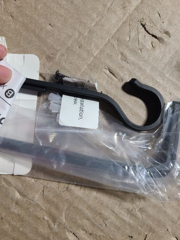 Photo 1 of 12 Inch Black Heavy Duty Outdoor Plant Hangers for Hanging Baskets, Iron Hanging Plant Brackets for Hanging Plants Outside, Metal Plant Hooks Plant Wall Hooks for Hanging Lantern, Bird Feeder (2 pcs)