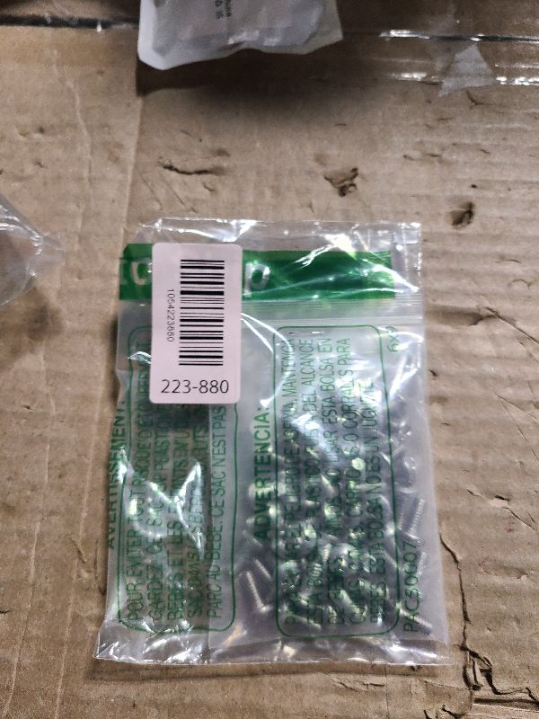 Photo 1 of 12-24 x 1/2" Pan Head Machine Screws, Fully Threaded, 304 Stainless Steel 18-8, Bright Finish, Pack of 50