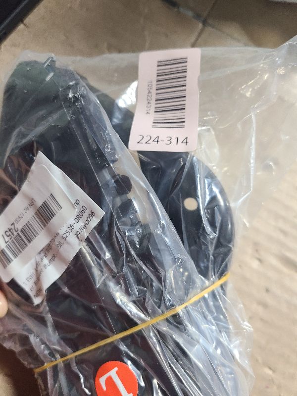 Photo 1 of 1 Pair Left and Right Side Front Bumper Bracket Bumper Mount Support Bracket - Compatible for Toyota RAV4 2.5L L4 - Electric/Gas, 2.5L L4 - Gas 2016-2018 - Replace Part 52535-0R080, 52536-0R060