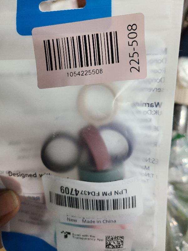 Photo 1 of 10 Pack Ring Cover Compatible with Oura Ring Gen 4/4 Ceramic, Oura Ring 3 Horizon/Heritage, Surport Charging with Cover on, Anti-Scratch Elastic Silicone Ring Protector for Men Women, M for 8/9/10/11