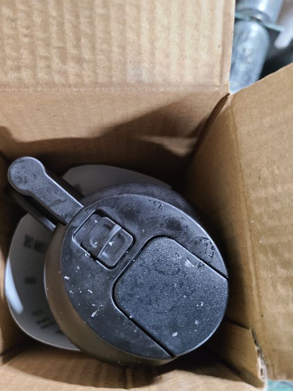 Photo 1 of 2 in 1 Glass Oil Sprayer & Dispenser,16oz/470ml Olive Cooking, Air Fryer, and Salad, for Kitchen Gadgets and Air Fryer Accessories, w/Stickers (Black)