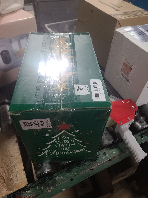 Photo 1 of ?Patent Pending? Musical Rotating Christmas Tree Stand, UL Certified Up to 9ft 120 lb Artificial Christmas Tree with Speaker, Spinning Stand with Remote, Fit for 1.25-2" in Tree Poles - 800W