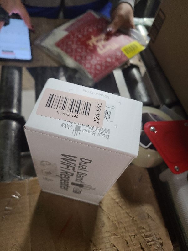 Photo 1 of 12880 Sq.Ft Range WiFi Extender Signal Booster Dual Band 5GHz/2.4GHz, 105-Device Compatibility, Simple Installation, WiFi Extender