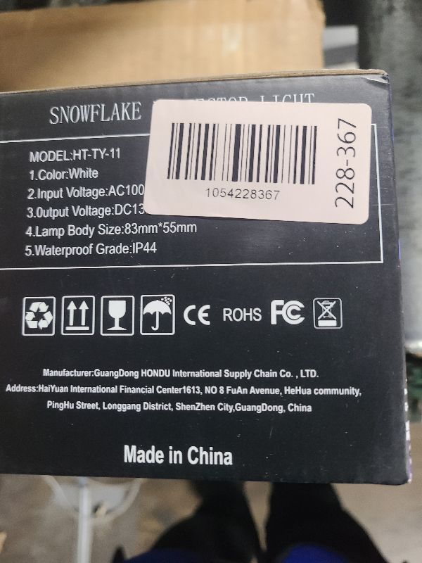 Photo 1 of ?LILNIAGY Christmas Decorations Outdoor Christmas Projector Lights Snowflake Projector, IP65 Waterproof & Adjustable Christmas Lights for Outdoor Christmas Decorations Home Party Garden Xmas Decor