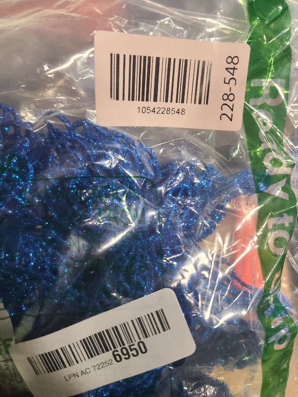 Photo 1 of 16 Pcs 2 Size Christmas Tree Butterfly Decorations, Glitter Hollow Butterfly Ornaments for Christmas Tree and Holiday Crafts, Royal Blue