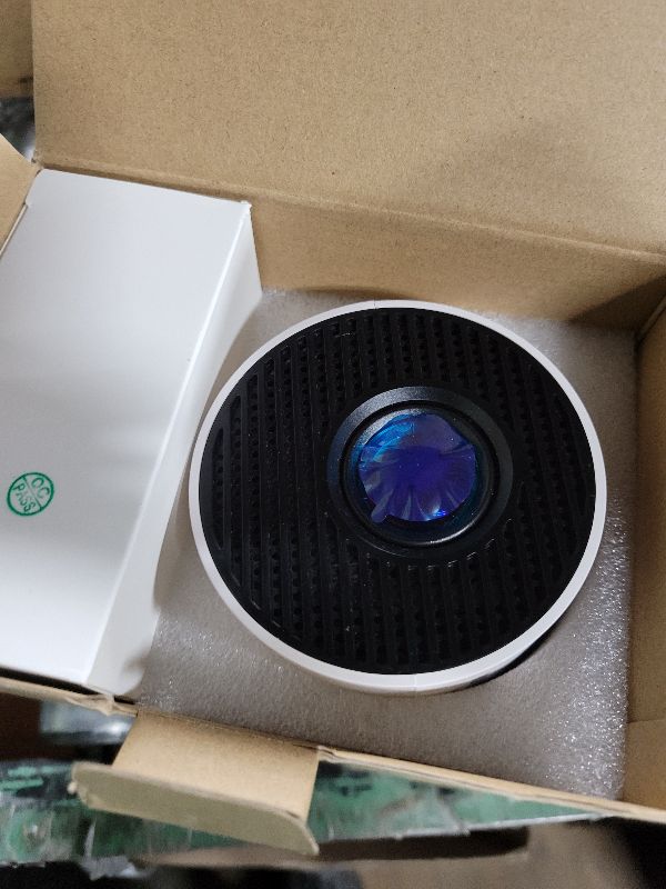 Photo 1 of [Built-in Apps & 2026 Upgraded] Mini Projector with WiFi 6 and Bluetooth 5.4 Support 4K 1080P Auto Keystone 180° Rotatable Projector Portable Compatibile with HDMI/TV Stick/Memory Stick/Laptop, White