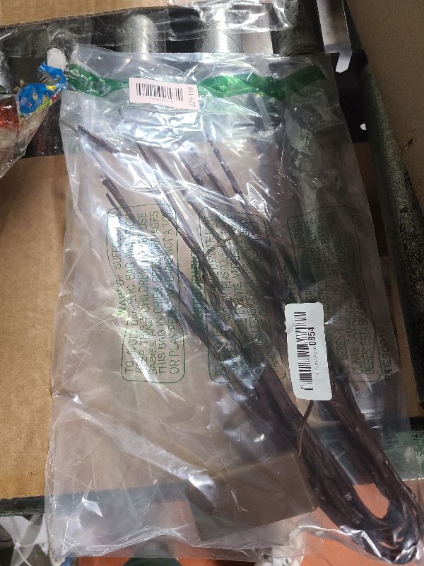 Photo 1 of 2 Pack Decorative LED Lighted Branch Lights Battery Operated Artificial LED Twig Branches Decoration for Home Room Decor Christmas Vase (Warm White, 29.5 Inches, 20leds)