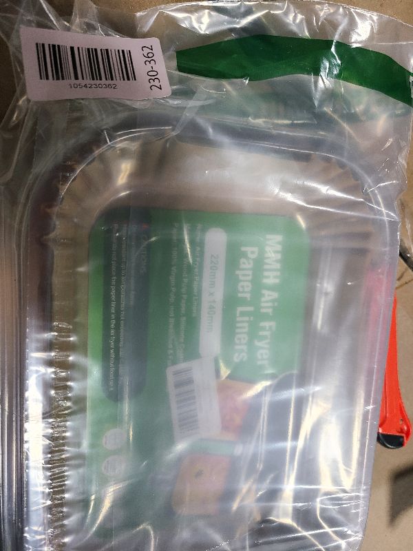 Photo 1 of 130PCs Air Fryer Liners Disposable for Ninja SL401/SL451, Rectangle Baking Parchment Paper Ninja DoubleStack XL Air Fryer Inserts Accessories, Food-Grade Paper Liners for Ninja DZ201/DZ401/DZ550