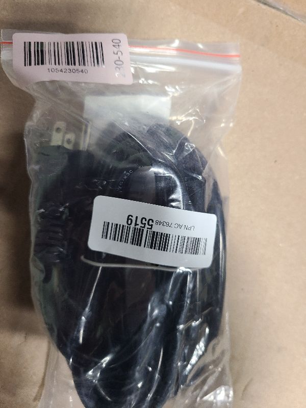 Photo 1 of 16/3 10 FT Outdoor Extension Cord Waterproof, Weatherproof & Flame Retardant Black 3 Prong Power Cord Outside for Lawn & Garden, 13 Amps 1625 Watts 125 VAC 16AWG SJTW, ETL Listed