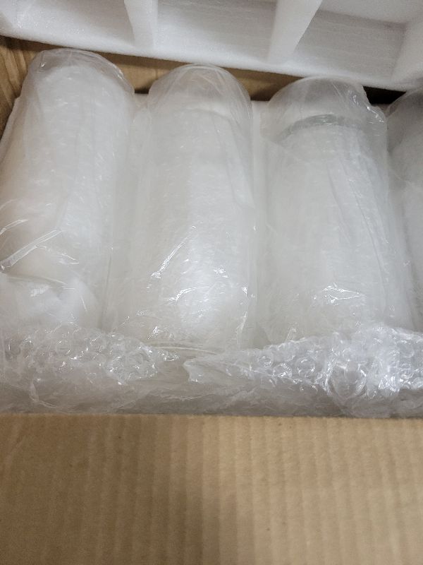 Photo 1 of 16 PCS Clear Cylinder Vases for Centerpieces | 4, 6, 8,10 Inch Tall Flower Vase for Wedding Decorations, Clear Floating Candle Vases in Bulk, Hurricane Candle Holdersfor Table, Home Décor