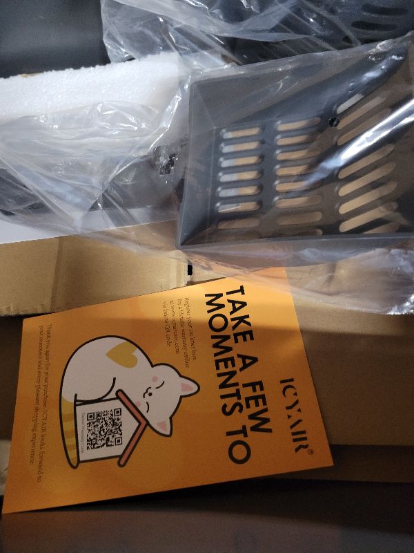 Photo 1 of 2PACK Stainless Steel Cat Litter Box with High Sides Lid, Extra Large XL Litter Box for Big Cats, Metal Kitty Litter Boxes with Anti-Leakage Enclosure,Non-Stick,Odorless,Scoop Included