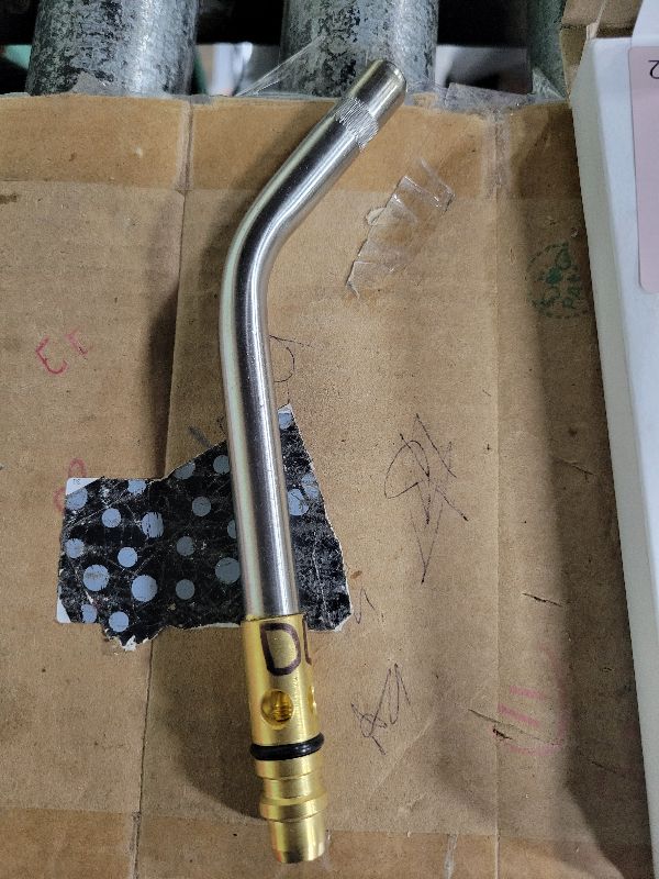 Photo 1 of 0386-0105 A-14 1/2" Torch Tips for G-4 or PLF-A5 Handles, Soft Solder 2 to 3-1/2", Silver Braze 1 to 2", Air Acetylene, Manual Lighting, Quick Connect, Removable Orifice Screw