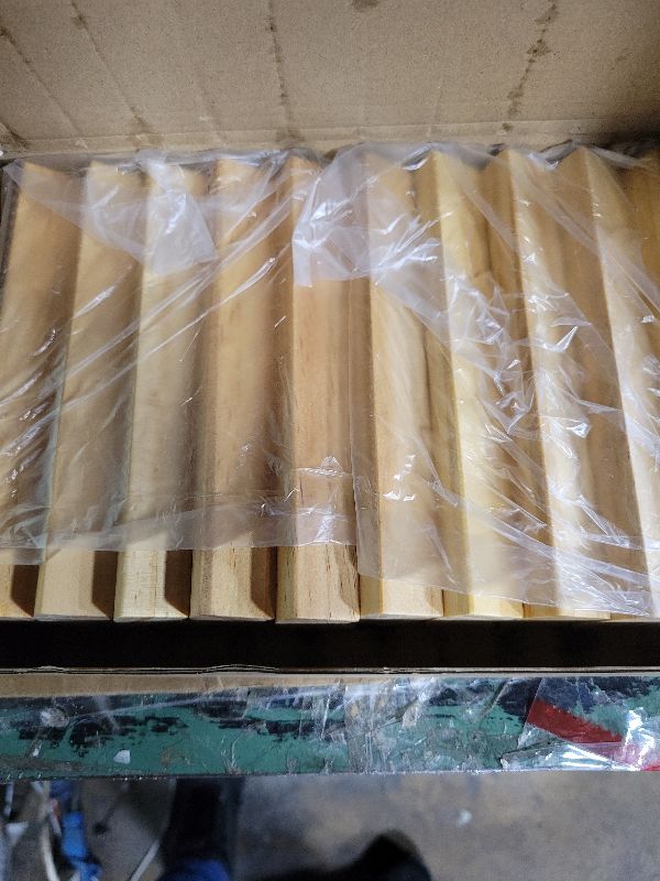 Photo 1 of 10 Pcs Rounded Bullnose Corner Trim, 5.5" x 3/4" Bullnose Corners, Wood Corner Trim, Baseboard Rounded Outside Baseboard Molding and Trim for Decorative Corner Impact Protection