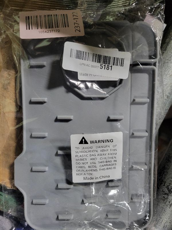 Photo 1 of 2-Pack Bytelive Silicone Sink Mat, Mini Sink Splash Guard and Soap Sponge Holder for Kitchen Countertop Protect with Self Draining Design (8.3" x 5.7", 2-Pack Gray)