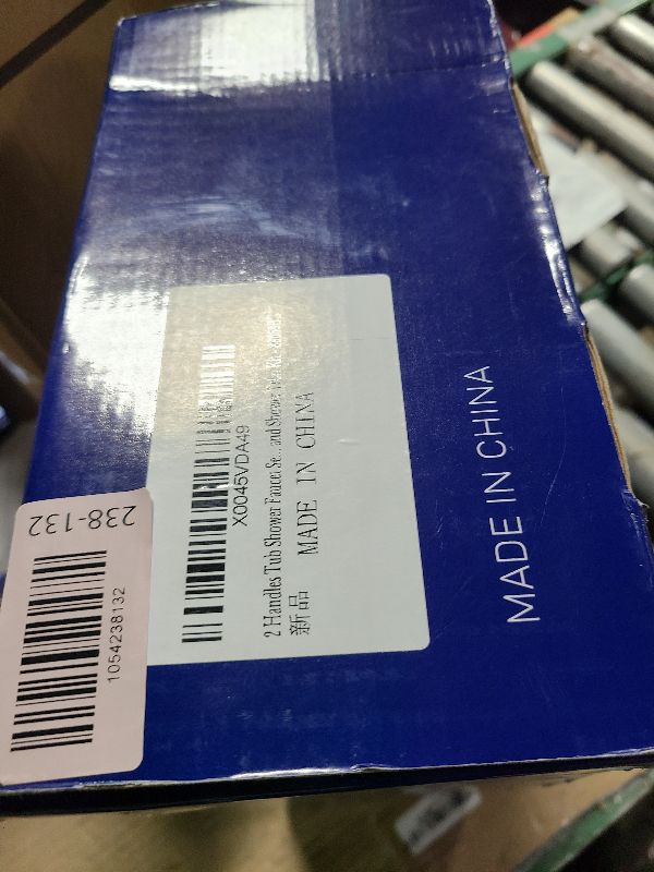 Photo 1 of 2 Handles Tub Shower Faucet Set with 10 Spray Handheld Shower Brushed Gold Shower System with Tub Spout Single Handle 4.7 Inch Shower Handheld Shower Fixtures Tub and Shower Trim Kit