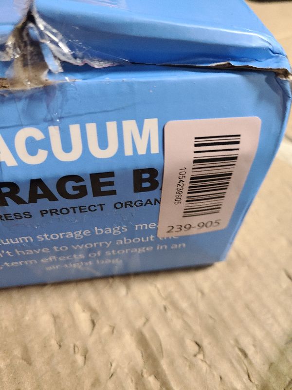 Photo 1 of 12 Pack Travel Vacuum Storage Bags with Rechargeable Wireless Electric Pump for Luggage, Suitcase, Carry-on Size Vacuum Seal Compression Space Saver Bags for Clothes and Clothing Travel