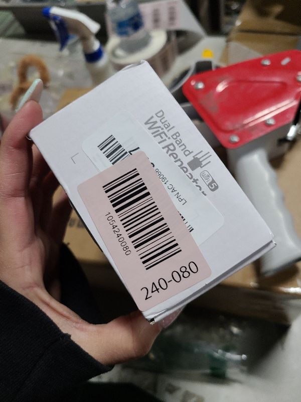 Photo 1 of 12880 Sq.Ft Range WiFi Extender Signal Booster Dual Band 5GHz/2.4GHz, 105-Device Compatibility, Simple Installation, WiFi Extender