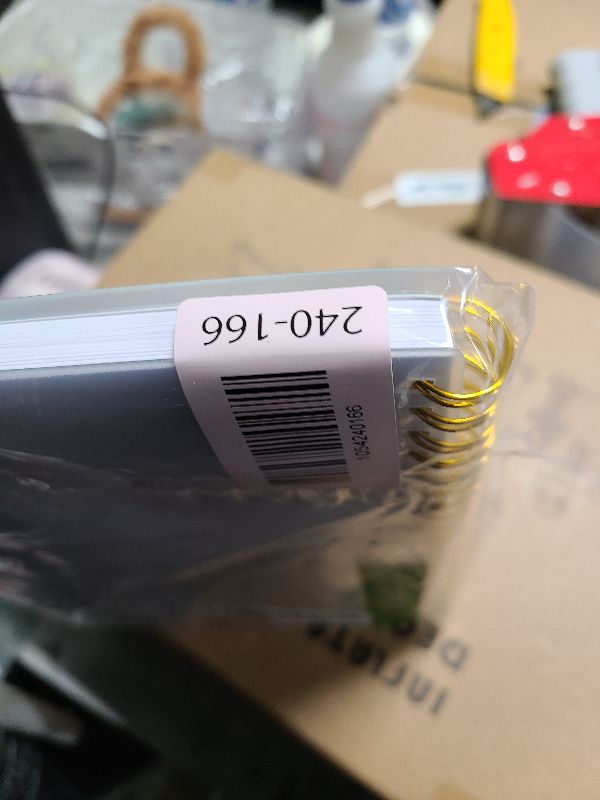 Photo 1 of 2025-2026 Appointment Book - 2025-2026 Daily Hourly Planner from July 2025 - June 2026,12 Monthly Tabs, Inner Pocket, 6.4" x 8.5", Blue Leaf