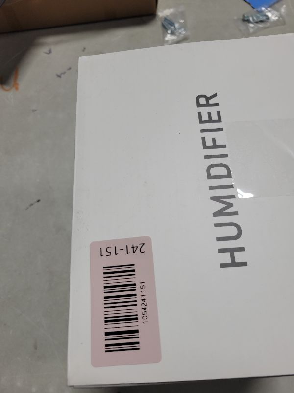 Photo 1 of 1.5L Cool Mist Humidifier for Bedroom with 360° Adjustable Nozzle, Quiet Ultrasonic Air Humidifier For Babies Nursery, Office, Indoor Plants, Auto-Shut Off,Light-Off,High and Low Mist Levels