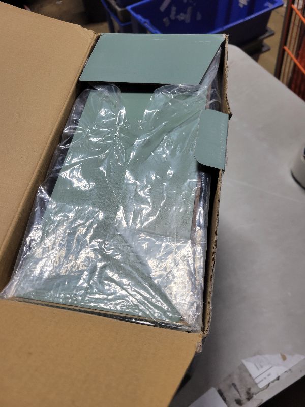 Photo 2 of Rae Dunn Tea Bag Organizer - Tea Box Divided Storage Container Box with Hinge Lid for Kitchen Cabinet, Countertop, Pantry, Hold Coffee Pods, Seasoning Packets, Condiments, Sage