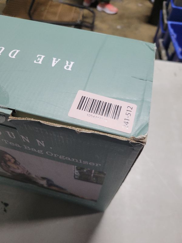 Photo 1 of Rae Dunn Tea Bag Organizer - Tea Box Divided Storage Container Box with Hinge Lid for Kitchen Cabinet, Countertop, Pantry, Hold Coffee Pods, Seasoning Packets, Condiments, Sage