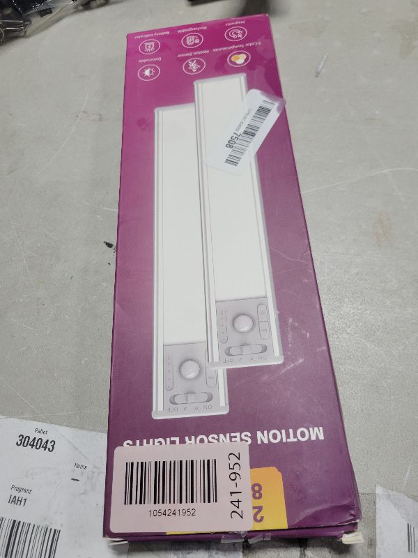 Photo 1 of 10.5inch Under Cabinet Lighting with 3 Color Temps, 2 Pack Rechargeable Motion Sensor Lights Indoor, Dimmable Under Counter Lights for Kitchen, Closet