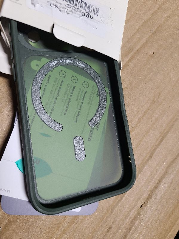 Photo 2 of ESR for iPhone 17 Pro Case with Stash Stand, Camera Control Cover Compatible with MagSafe, Military-Grade Drop Protection Magnetic Phone Case, Scratch-Resistant Back Cover, Frosted Green