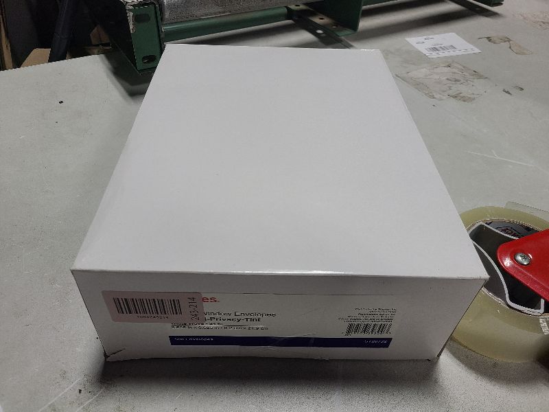 Photo 1 of #8 Double Window Security Check Envelopes, No.8 Double Window Bussiness Envelopes Designed for QuickBooks Checks - Computer Printed Checks - 3 5/8 X 8 11/16 (NOT for INVOICES) - 24 LB - 500 PACK