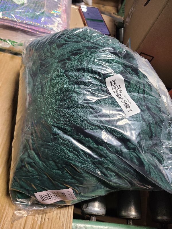 Photo 1 of 10 Pack Emerald Green Cheesecloth Table Runner Gauze Rustic Sheer 35 x 70 inch Dark Green Cheese Cloth Table Runners for Wedding Party Bridal Shower Decor