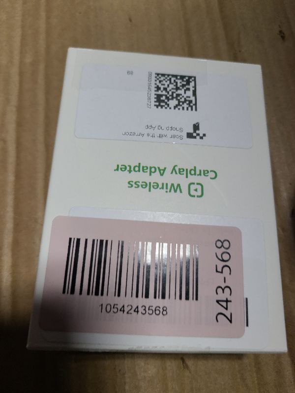 Photo 1 of 2026 Upgraded Wireless CarPlay Adapter - Fast Auto-Connect, Stable Connection, Mini Size Plug & Play Adapter for iPhone & Android Auto Compatible Cars