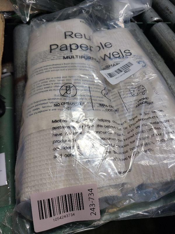 Photo 1 of 20 Pack Reusable unPaper Towels Washable - Nature Friendly - Organic Cotton Alternative - Thick, Strong, Paperless Kitchen Dish Cloths - Reusable Napkins - Dish Towels - Cloth Napkin - Kitchen Towels