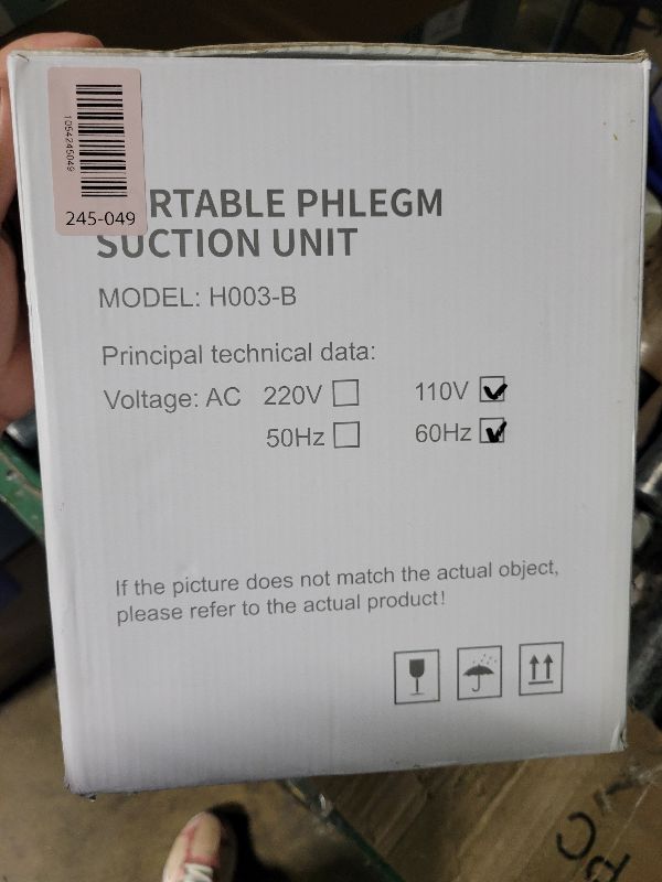 Photo 1 of 1000ml Portable Veterinary Suction Machine for Home Use 110V