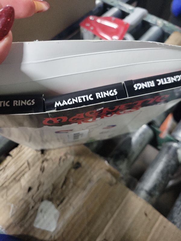 Photo 1 of 18Pcs Magnetic Rings Fidget Toys Spinner Set Stocking Stuffers for Kids Christmas Party Favors,Finger Magnet Rings Endless Hours of Fun ADHD Stress Relief Fidget Spinners for Birthday for Adults Teens