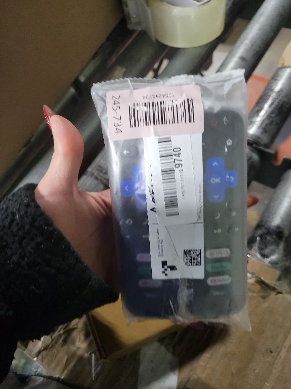 Photo 1 of (Pack of 2) Replacement Remote Control Only for Roku TV, Compatible for TCL Roku/Hisense Roku/Onn Roku/Sharp Roku/Element Roku/Westinghouse Roku/Philips Roku Smart TVs (Not for Roku Stick and Box)