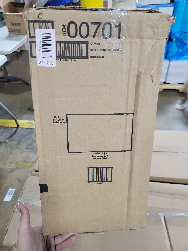 Photo 1 of (823)
Bankers Box 20 Pack STOR/FILE Medium-Duty File Storage Boxes, FastFold, Lift-Off Lid, Letter, White/Blue